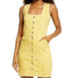 BP Nordstrom Floral Jean Dress New with Tag Size Small S